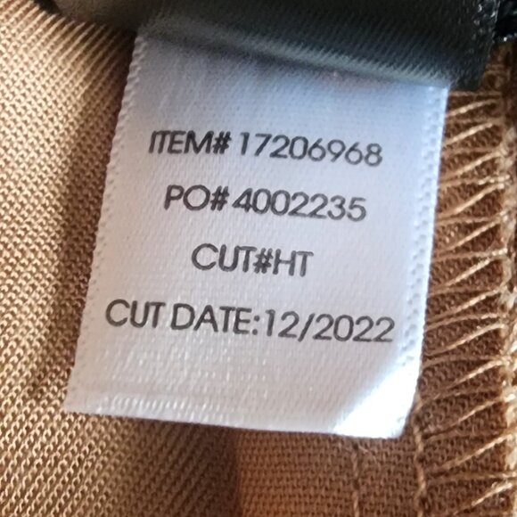 Torrid Plus-size Stretchy Linen Blend High Rise Brown Shorts with Pockets Size24 - Picture 14 of 15